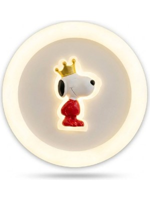 Işıksan Aydınlatma Royal Dog 50 cm Kumandalı LED Çocuk Odası Avizesi Gece Lambası Modlu- 48 Watt Gün Işığı Beyaz Sarı