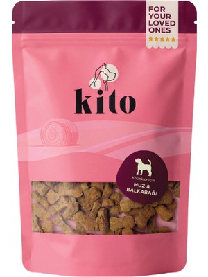 Kito 150 gr Muz & Balkabağı Cookie Ödül Maması Köpekler İçin Doğal ve Sağlıklı Atıştırmalık