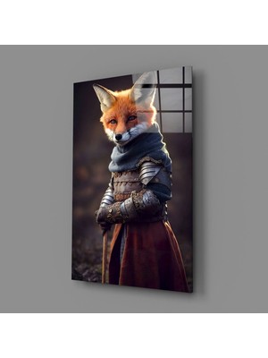 İnsigneart Insigne Art Design Tilki Cam Tablo || Tasarımcı Koleksiyonu