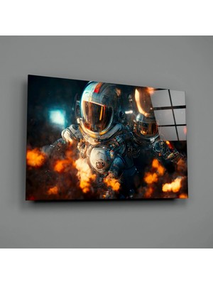 İnsigneart Insigne Art Design Sürüklenme Cam Tablo || Tasarımcı Koleksiyonu