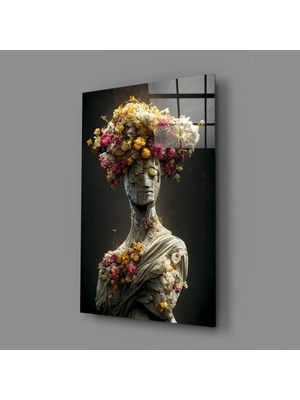 İnsigneart Insigne Art Design Terk Edilmiş Heykel Cam Tablo || Tasarımcı Koleksiyonu