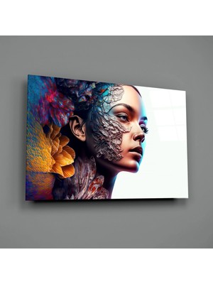 İnsigneart Insigne Art Design Güzelliğe Dönüşüm Cam Tablo || Tasarımcı Koleksiyonu