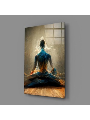 İnsigneart Meditasyon Cam Tablo || Tasarımcı Koleksiyonu