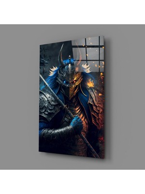 İnsigneart Insigne Art Design Lord Savaşçı Cam Tablo || Tasarımcı Koleksiyonu