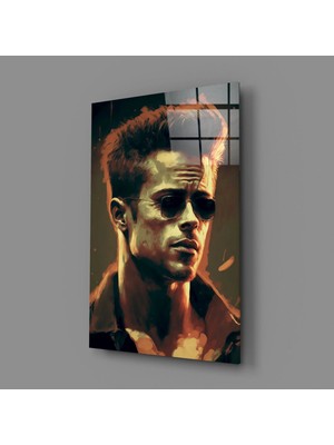 İnsigneart Insigne Art Design Dövüş Kulübü - Tyler Durden Cam Tablo || Tasarımcı Koleksiyonu