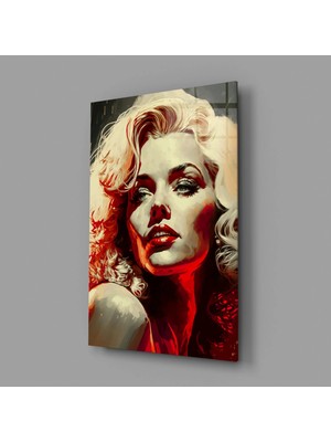 İnsigneart Marilyn Monroe Cam Tablo || Tasarımcı Koleksiyonu