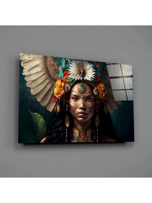 İnsigneart Insigne Art Design Klanın Güzeli Cam Tablo || Tasarımcı Koleksiyonu