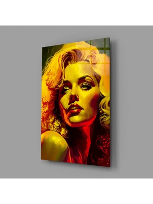 İnsigneart Marilyn Monroe Cam Tablo || Tasarımcı Koleksiyonu
