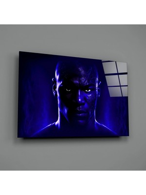 İnsigneart Simgesel Michael Jordan Cam Tablo || Tasarımcı Koleksiyonu