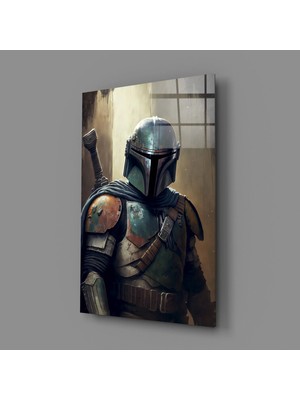 İnsigneart Insigne Art Design Boba Fett Cam Tablo || Tasarımcı Koleksiyonu