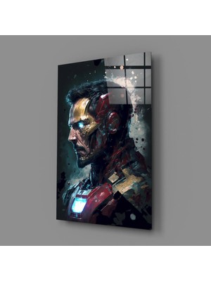 İnsigneart Insigne Art Design Demir Adam Cam Tablo || Tasarımcı Koleksiyonu