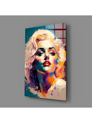 İnsigneart Marilyn Monroe Cam Tablo || Tasarımcı Koleksiyonu