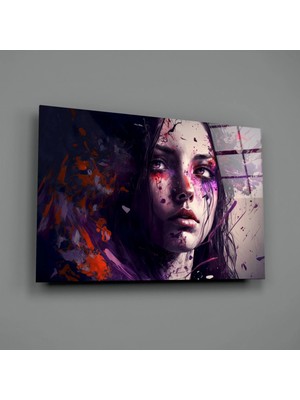 İnsigneart Insigne Art Design Bir Üzüntünün Güzelliği Cam Tablo || Tasarımcı Koleksiyonu