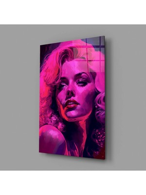 İnsigneart Marilyn Monroe Cam Tablo || Tasarımcı Koleksiyonu