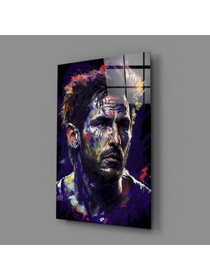 İnsigneart Insigne Art Design Messi Cam Tablo || Tasarımcı Koleksiyonu