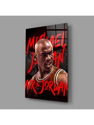 İnsigneart Insigne Art Design Michael Jordan, Air Jordan Cam Tablo || Tasarımcı Koleksiyonu