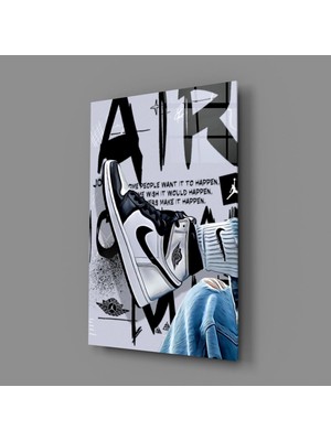 İnsigneart Insigne Art Design Air Jordan Cam Tablo || Tasarımcı Koleksiyonu