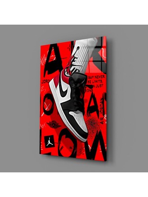 İnsigneart Insigne Art Design Air Jordan Cam Tablo || Tasarımcı Koleksiyonu