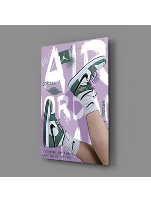 İnsigneart Air Jordan Cam Tablo || Tasarımcı Koleksiyonu