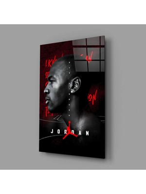 İnsigneart Jordan Cam Tablo || Tasarımcı Koleksiyonu