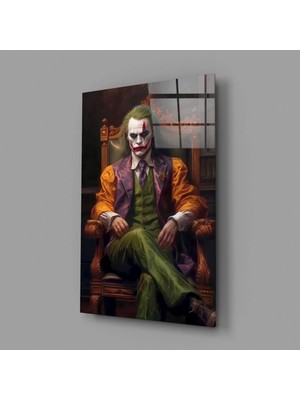 İnsigneart Tahttaki Joker Cam Tablo || Tasarımcı Koleksiyonu