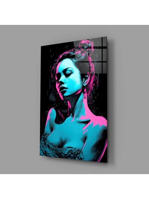 İnsigneart Insigne Art Design Kız Cam Tablo || Tasarımcı Koleksiyonu