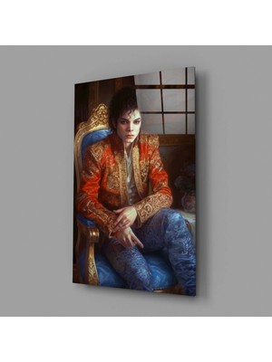 İnsigneart Insigne Art Design Michael Jackson Cam Tablo || Tasarımcı Koleksiyonu