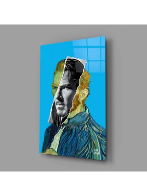 İnsigneart Insigne Art Design Çağdaş Gogh Cam Tablo || Tasarımcı Koleksiyonu