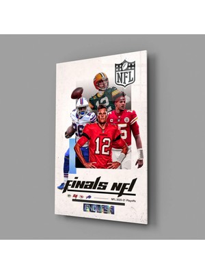 İnsigneart Nfl Finalleri Cam Tablo || Tasarımcı Koleksiyonu