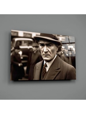 İnsigneart Insigne Art Design Atatürk Cam Tablo || Tasarımcı Koleksiyonu