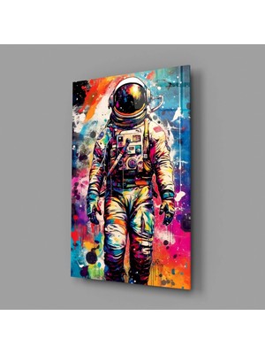 İnsigneart Insigne Art Design Astronot Cam Tablo || Tasarımcı Koleksiyonu