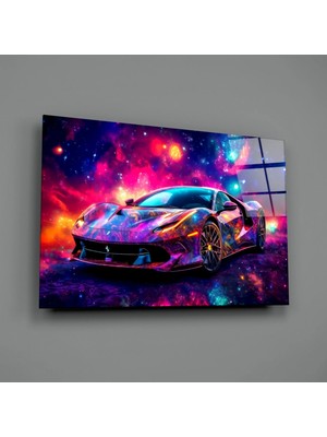 İnsigneart Insigne Art Design Ferrari Cam Tablo || Tasarımcı Koleksiyonu