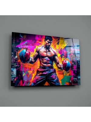 İnsigneart Boks Cam Tablo || Tasarımcı Koleksiyonu