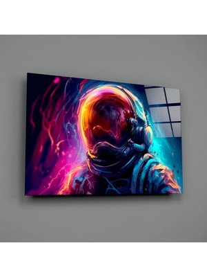 İnsigneart Insigne Art Design Astronot Cam Tablo || Tasarımcı Koleksiyonu