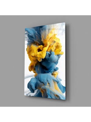 İnsigneart Insigne Art Design Renk Patlaması Cam Tablo || Tasarımcı Koleksiyonu