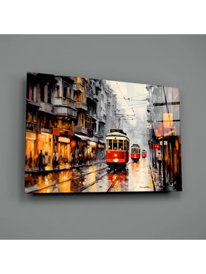 İnsigneart Insigne Art Design Tram Cam Tablo || Tasarımcı Koleksiyonu