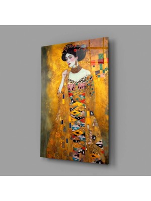 İnsigneart Klimt Tarzı Cam Tablo || Tasarımcı Koleksiyonu