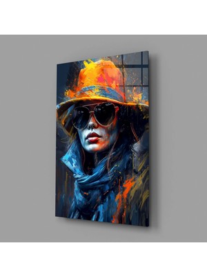 İnsigneart Insigne Art Design Şapka Cam Tablo || Tasarımcı Koleksiyonu