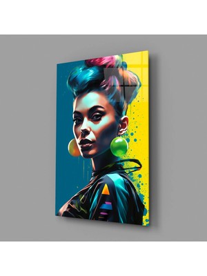İnsigneart Insigne Art Design Küpeler Cam Tablo || Tasarımcı Koleksiyonu