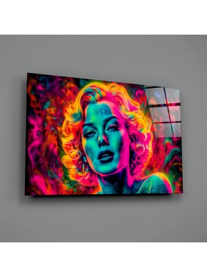 İnsigneart Ateşteki Kız Cam Tablo || Tasarımcı Koleksiyonu