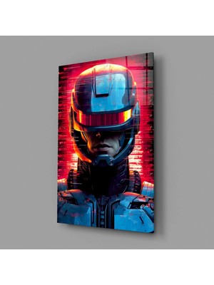İnsigneart Insigne Art Design Robocop Cam Tablo || Tasarımcı Koleksiyonu