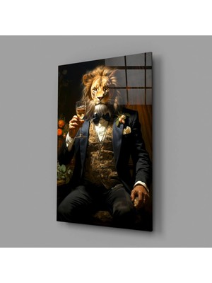 İnsigneart Insigne Art Design Beyefendi Cam Tablo || Tasarımcı Koleksiyonu