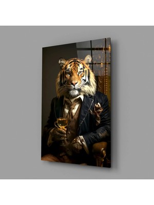 İnsigneart Insigne Art Design Beyefendi Cam Tablo || Tasarımcı Koleksiyonu
