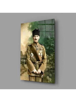 İnsigneart Insigne Art Design Atatürk Cam Tablo || Tasarımcı Koleksiyonu