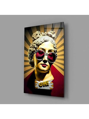 İnsigneart Insigne Art Design Ah! Cam Tablo || Tasarımcı Koleksiyonu