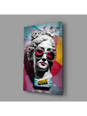 İnsigneart Insigne Art Design Ah! Cam Tablo || Tasarımcı Koleksiyonu