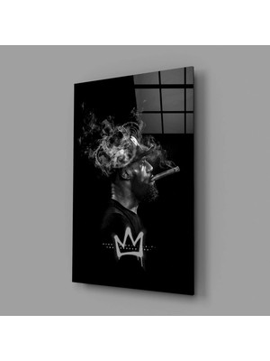 İnsigneart Insigne Art Design Kral James Cam Tablo || Tasarımcı Koleksiyonu