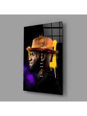 İnsigneart Insigne Art Design Kral James Cam Tablo || Tasarımcı Koleksiyonu