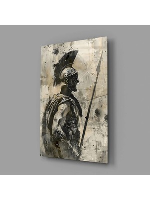 İnsigneart Insigne Art Design Gladyatör Cam Tablo || Tasarımcı Koleksiyonu