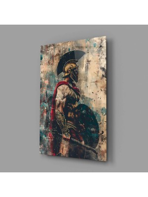 İnsigneart Insigne Art Design Gladyatör Cam Tablo || Tasarımcı Koleksiyonu